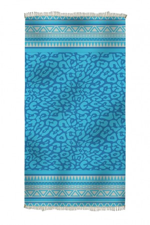 KEROS Cushin , TURQUOISE, BLUE & BEIGE |