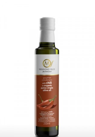 Økologisk Extra Virgin Olivenolje med Chili | 250ml