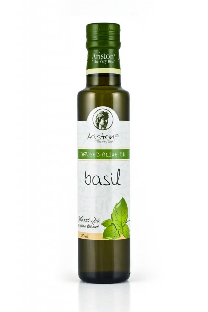 Olivenolje med basilikum